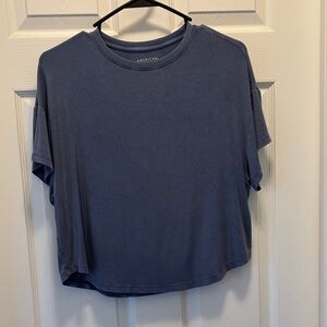 AEO soft and sexy ribbed cropped tee
